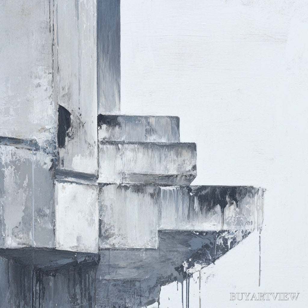 ARTOVITAS Ascent – Minimalist Architectural Abstract Painting - image 5