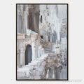 ARTOVITAS Echoes of Stone – Textured Impasto Architectural Painting - image 1