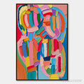 ARTOVITAS Carnival Echo – Impasto Abstract Colorful Painting - image 1