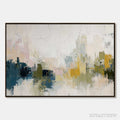 ARTOVITAS Dawn'S Embrace – Textured Impasto Abstract Cityscape Painting - image 1