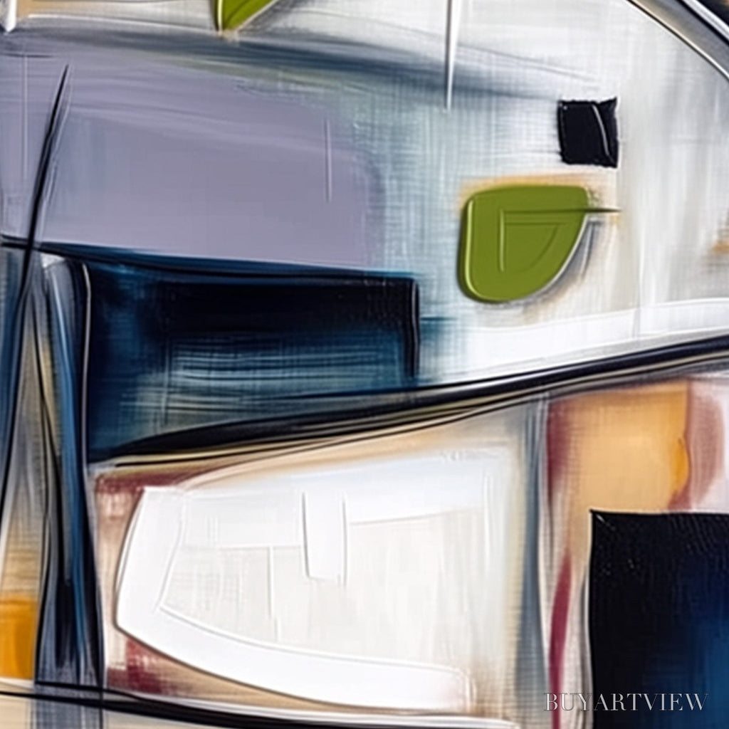 ARTOVITAS Intersection – Dynamic Modern Abstract Textured - image 3