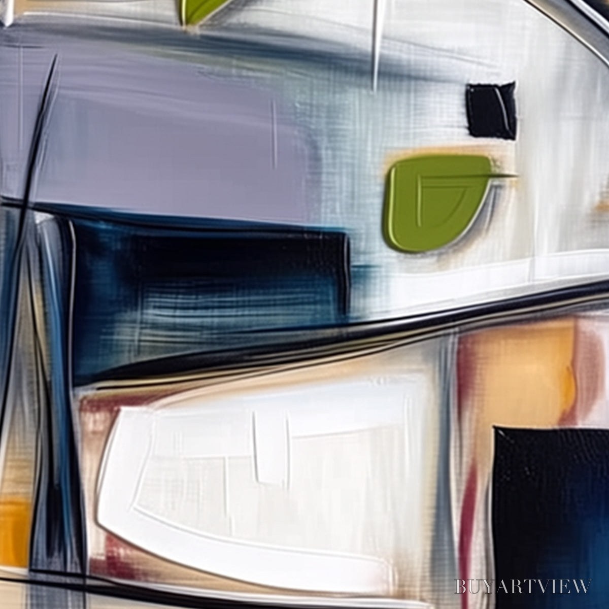 ARTOVITAS Intersection – Dynamic Modern Abstract Textured - image 3