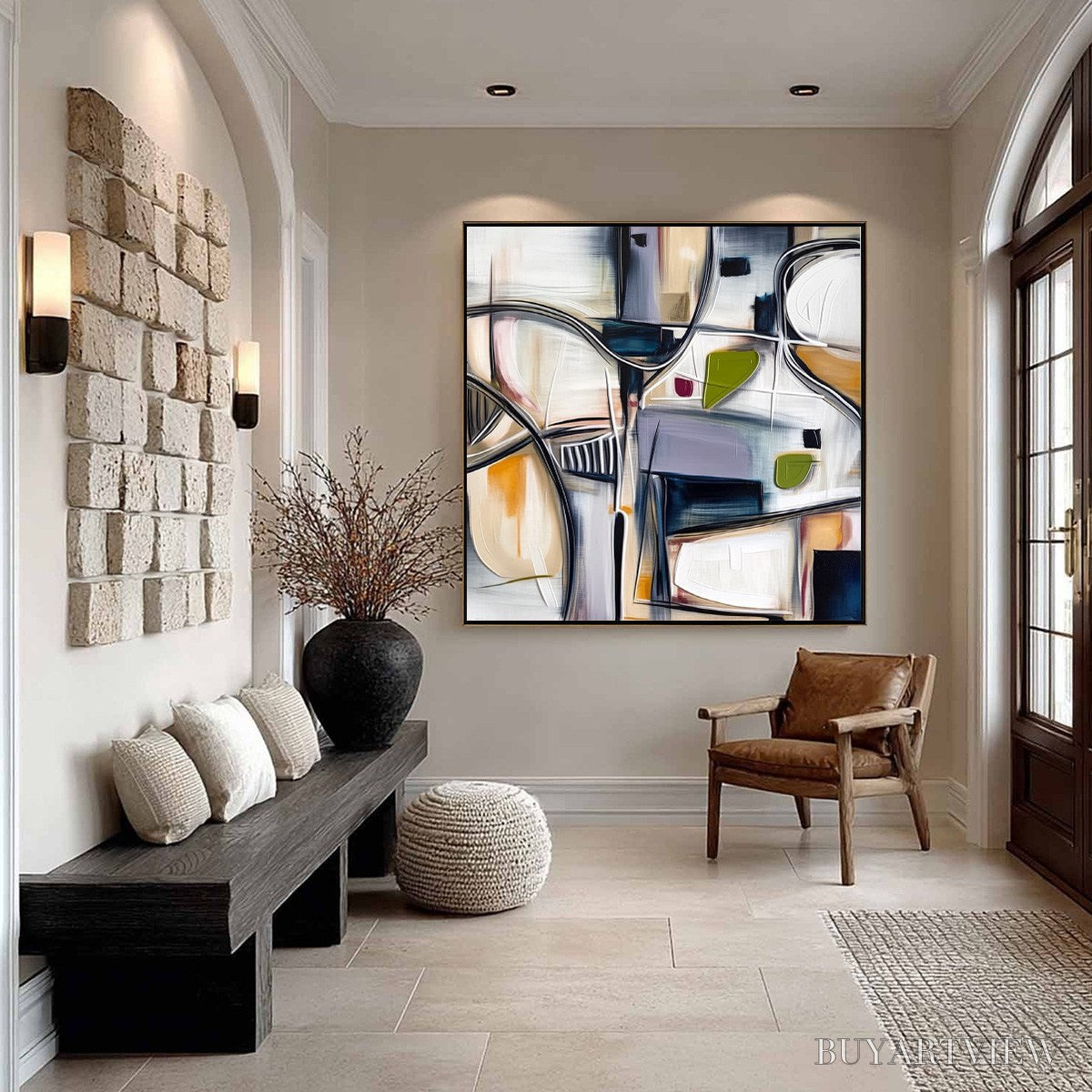 ARTOVITAS Intersection – Dynamic Modern Abstract Textured - image 4