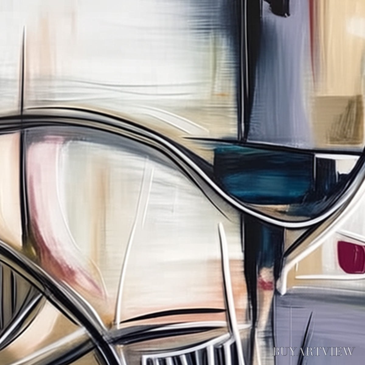 ARTOVITAS Intersection – Dynamic Modern Abstract Textured - image 5
