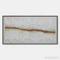 ARTOVITAS Urban Rhythm – Large Horizontal Textured Minimalist Abstract Painting - image 1