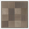 ARTOVITAS Urban Grid – Textured Minimalist Abstract Painting in Neutral Tones - image 1