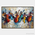 ARTOVITAS Jazzmen'S Jam – Textured Impasto Painting of Musicians - image 1