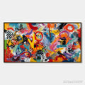 ARTOVITAS Urban Pulse – Large Colorful Abstract Graffiti Style - image 1