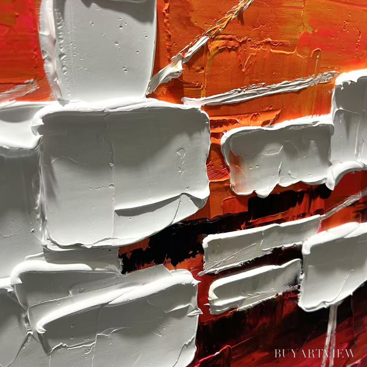 ARTOVITAS Urban Abstract – Textured Abstract Oil Painting - image 5